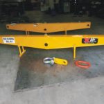 Asiakkaan tarpeisiin räätälöity erikoispalkki lisäosilla. WLL 40 t