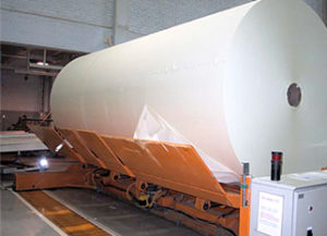 Loading from cutter to transfer car equipped with Rolleri