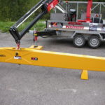 Nosto palkin keskeltä.