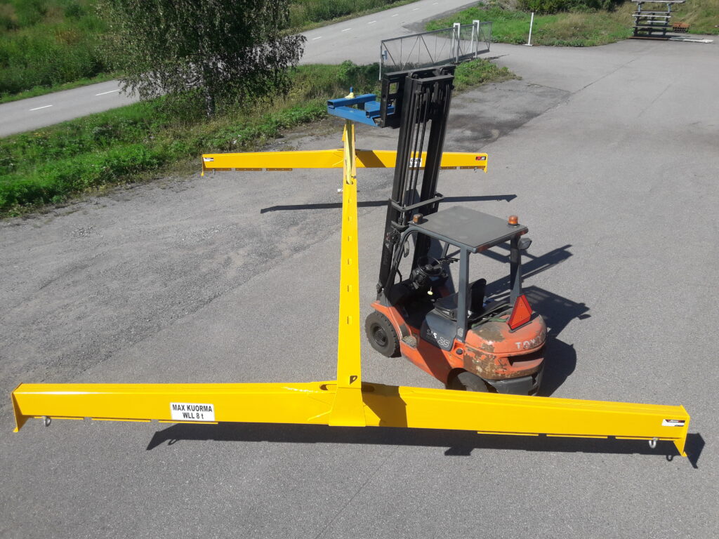 Matalantilannostopalkeista modifioitu säädettävä kokonaisuus.
